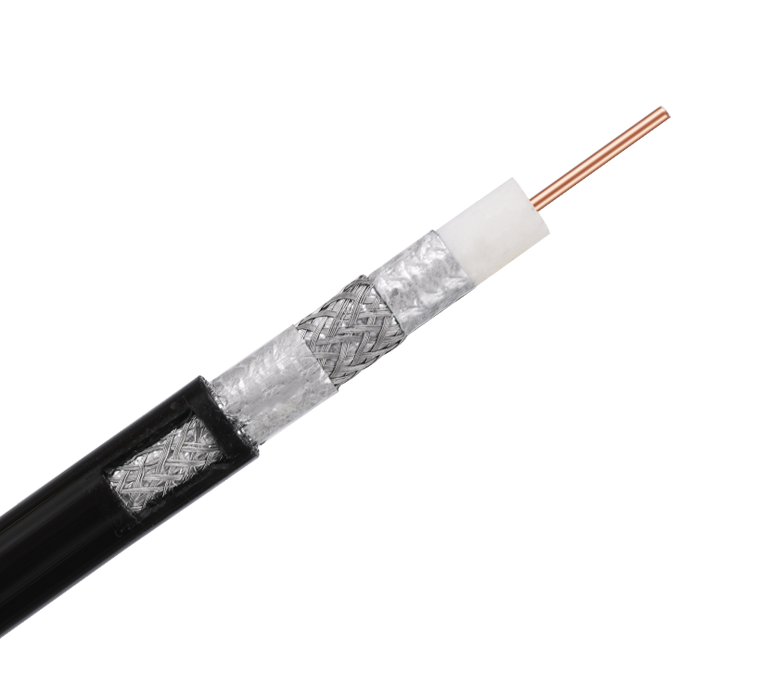 RG11QF Series 75 Ohm Coaxial Cable—Quad-Shield with Jelly