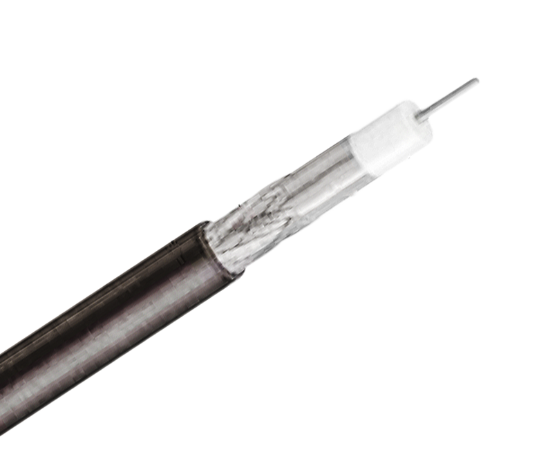 RG11 Series 75 Ohm Standard Coaxial Cable—Single Tape & Braid