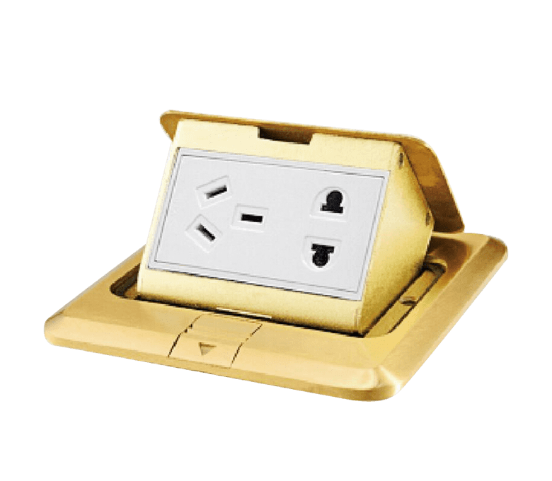 Pop-up Ground Plug Socket Copper Cabling Series Power Distribution Accessory