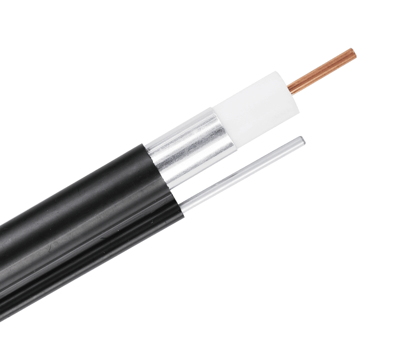 Trunk Series—75 Ohm Coaxial Cable 540 Welded Trunk Cable With Messenger, Jelly