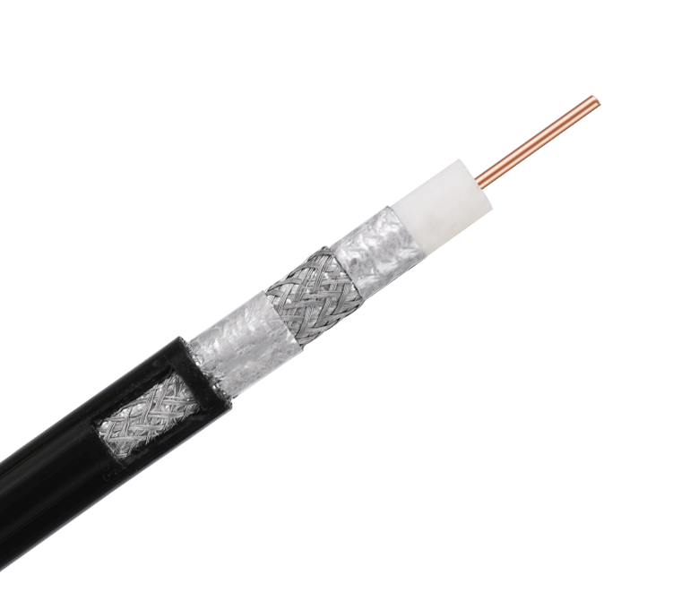 RG11QF Series 75 Ohm Coaxial Cable—Quad-Shield with Jelly