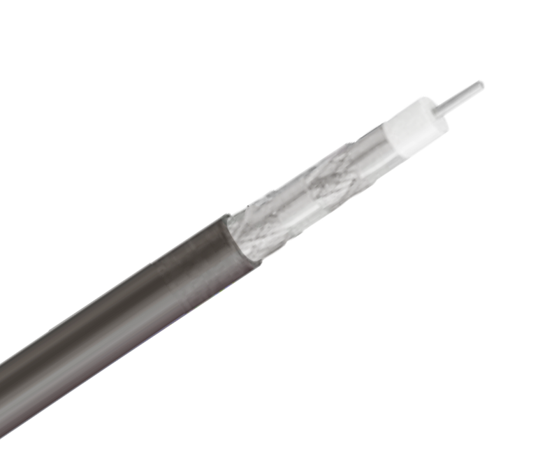 RG59Q Series 75 Ohm Braiding Coaxial Cable—Quad-Shield