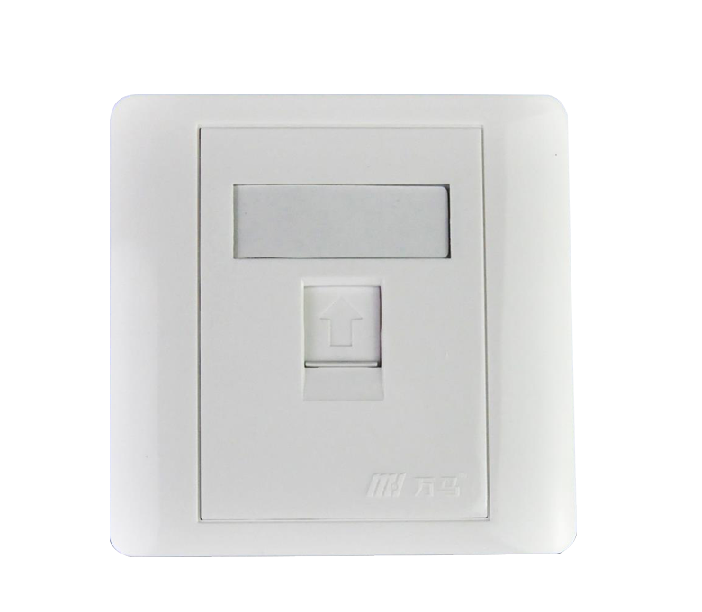 1 Port Network Faceplate Information Panel Faceplate Copper Cabling Series Power Distribution Accessory